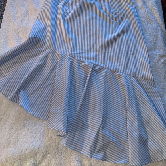 Contemporaine At Simons Faux Seersucker Skirt - Picture 4 of 4